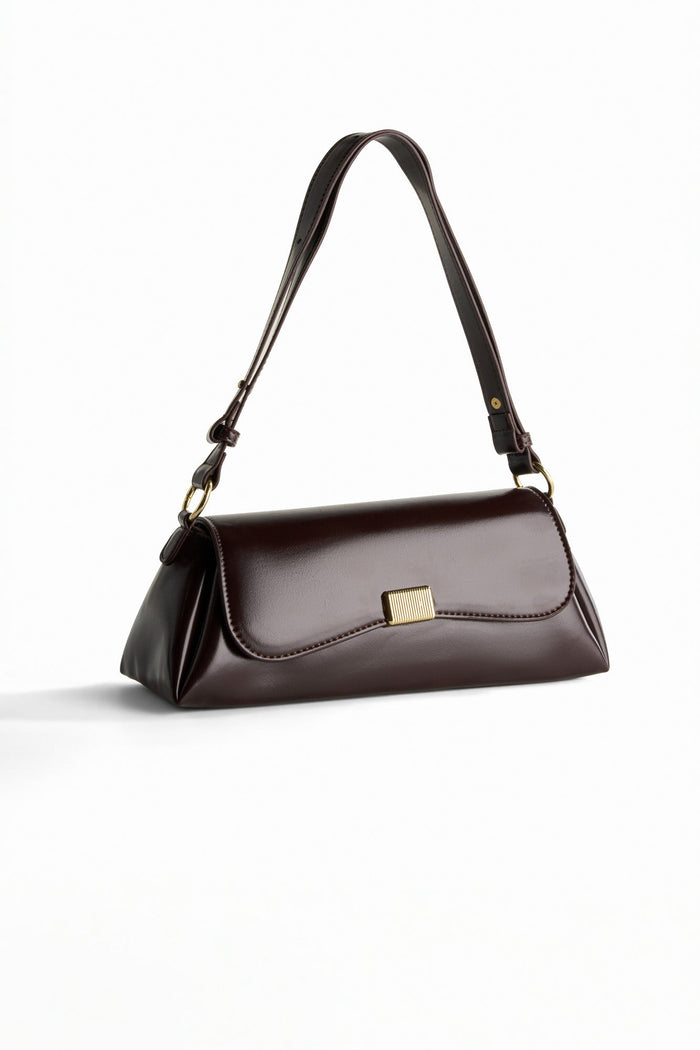 Vintage Buckle Shoulder Bag
