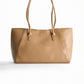 Strucured leather Tote bag