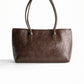 Strucured leather Tote bag
