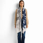 flora print oversized scarf