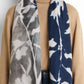 flora print oversized scarf