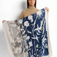 flora print oversized scarf