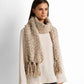 Fringed Polyester Scarf