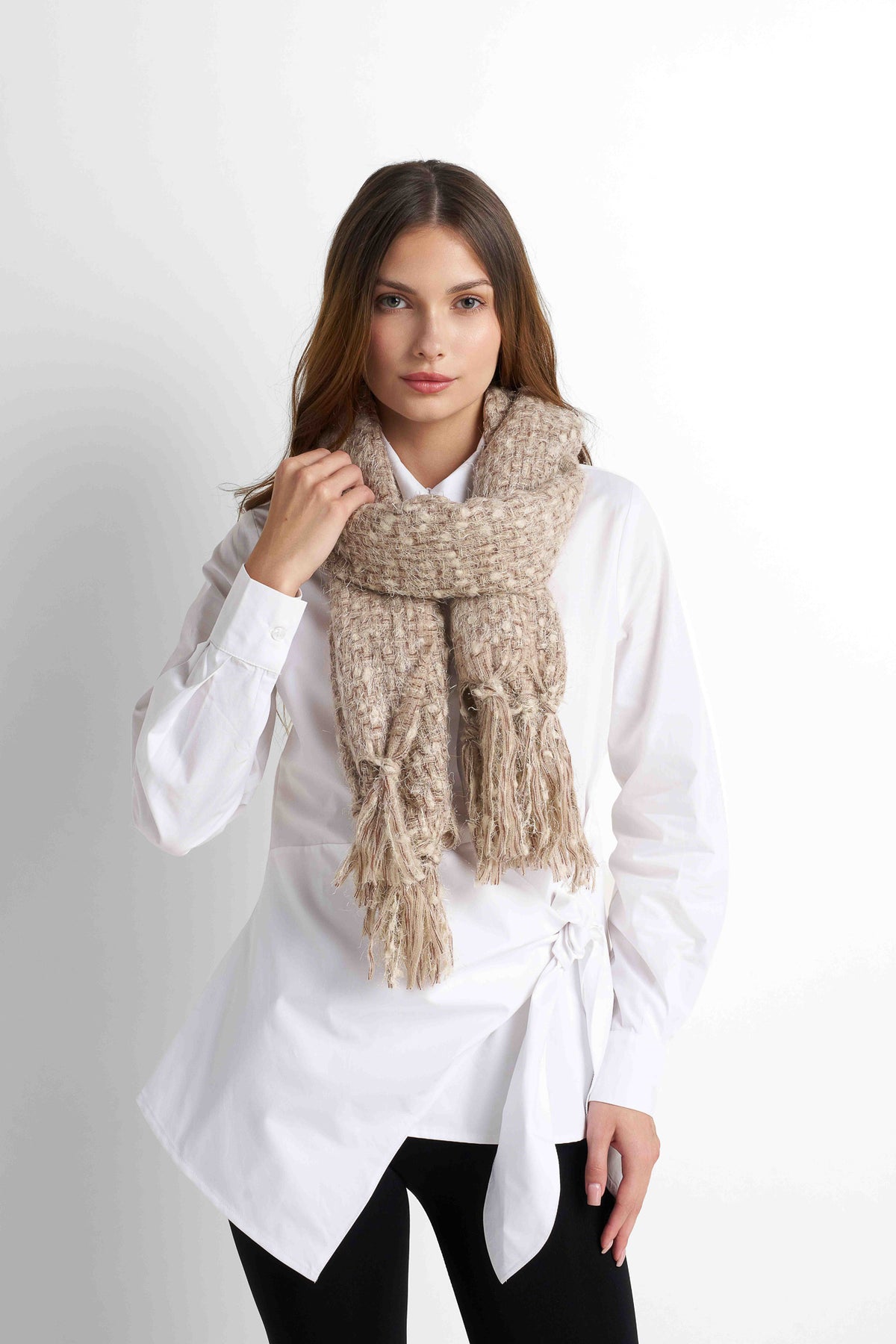 Soft Knit Scarf - Pink