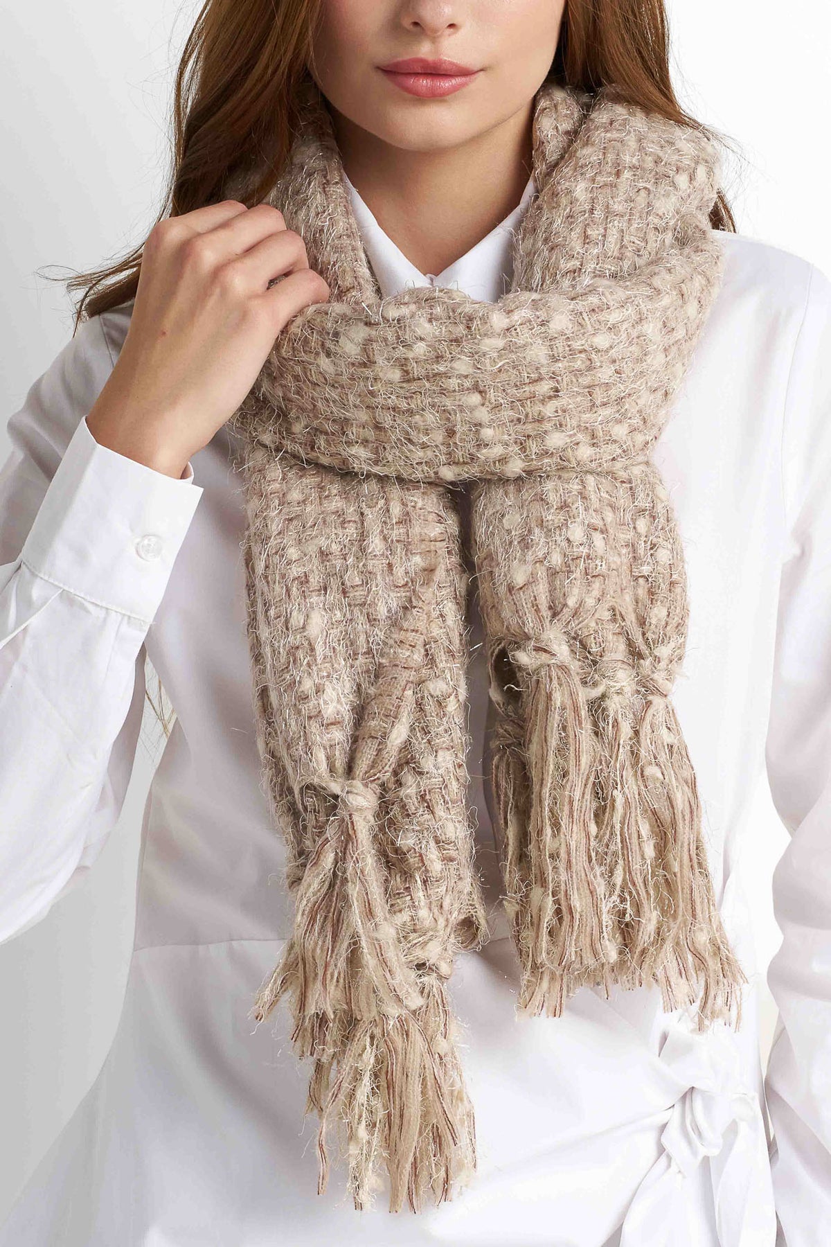 Soft Knit Scarf - Pink