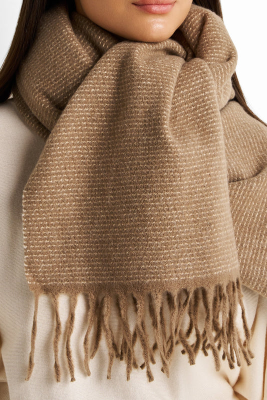 cable knite scarf