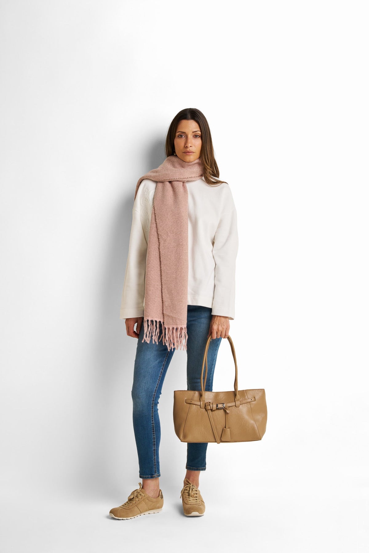 cable knite scarf