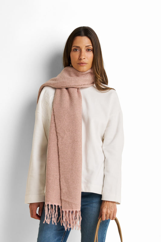 cable knite scarf