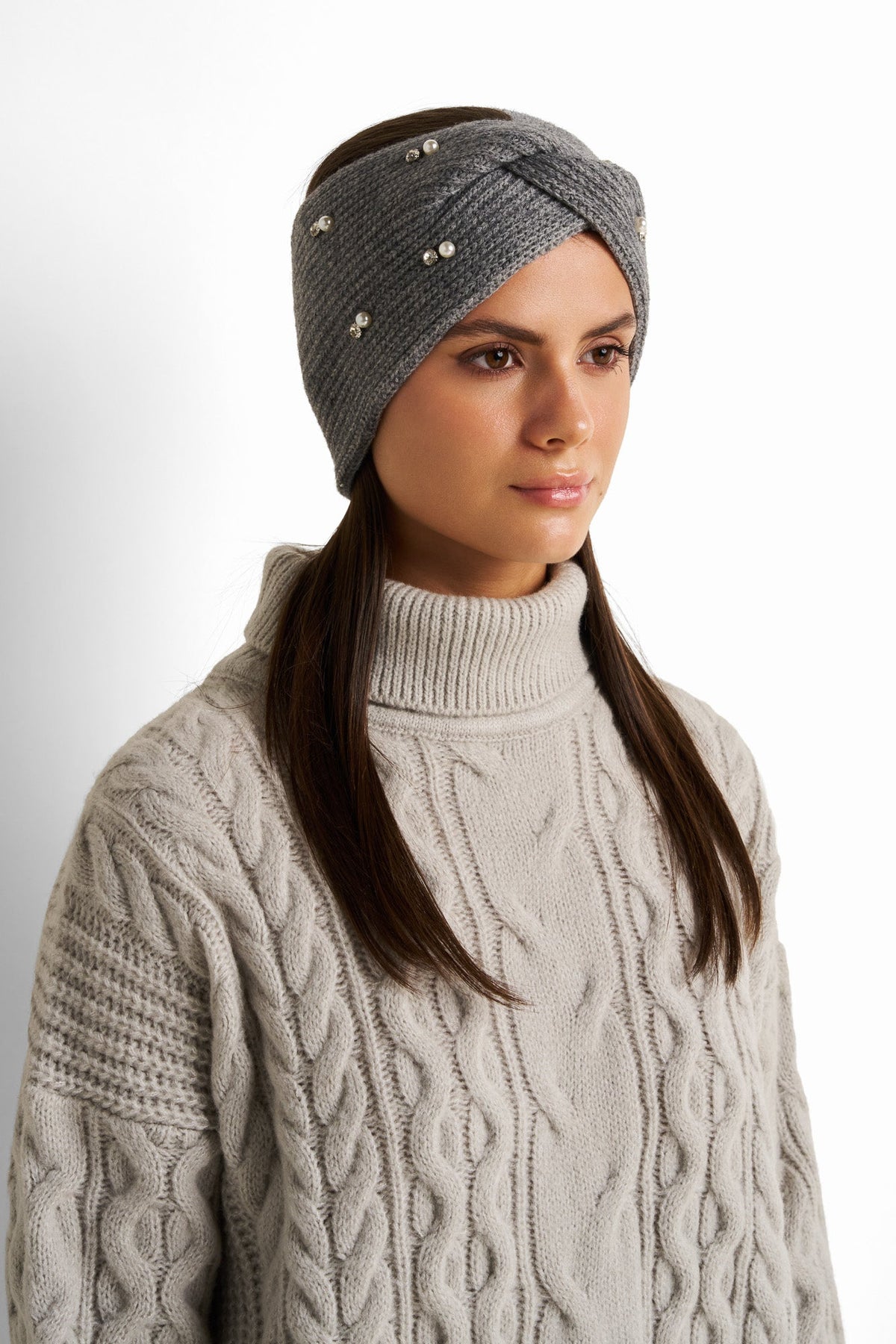 embellished knite   Headband