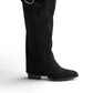 Pointy-Toe Suede Knee Boots
