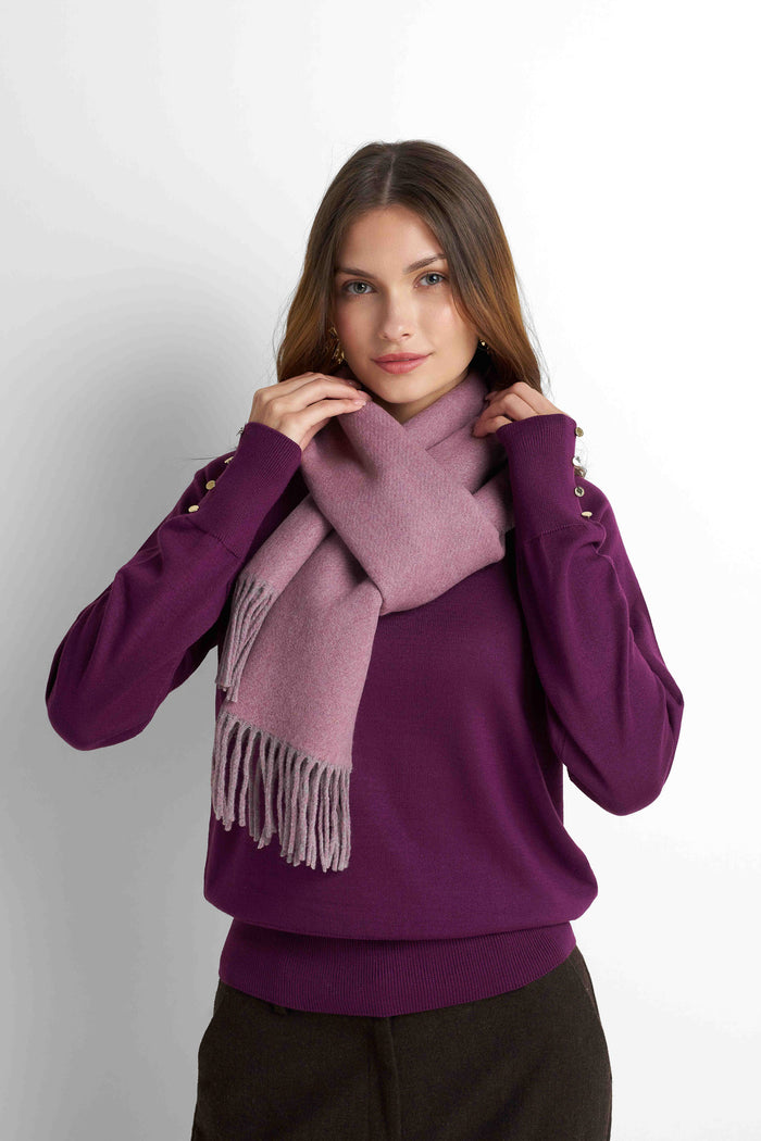 Soft Knit Scarf - Pink