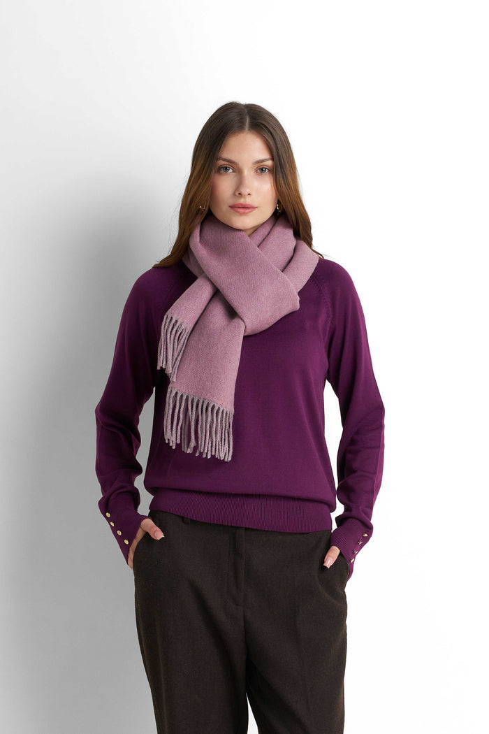 Soft Knit Scarf - Pink