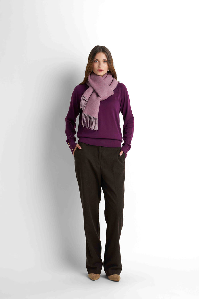 Soft Knit Scarf - Pink