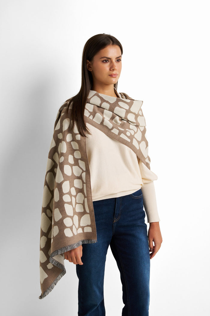 Abstract Printed Scarf