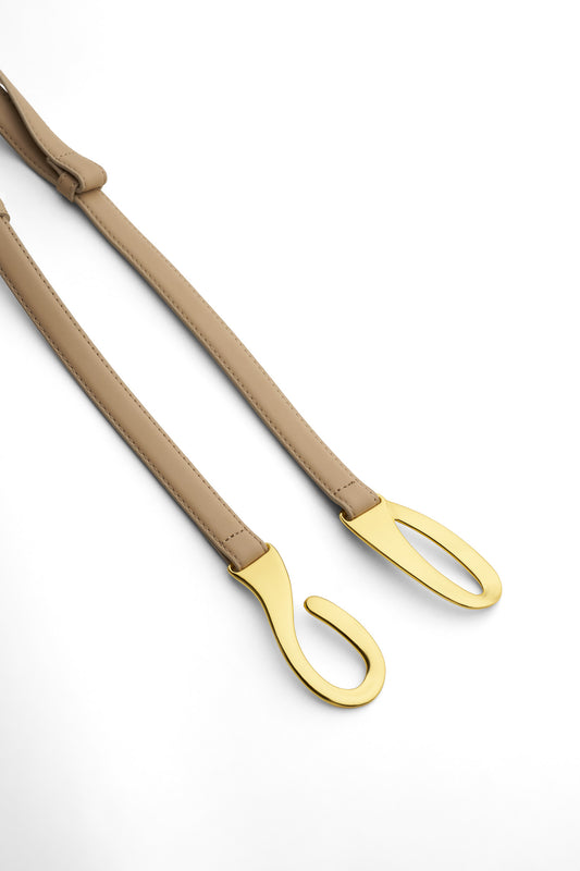 Blair Curved-Buckle Belt