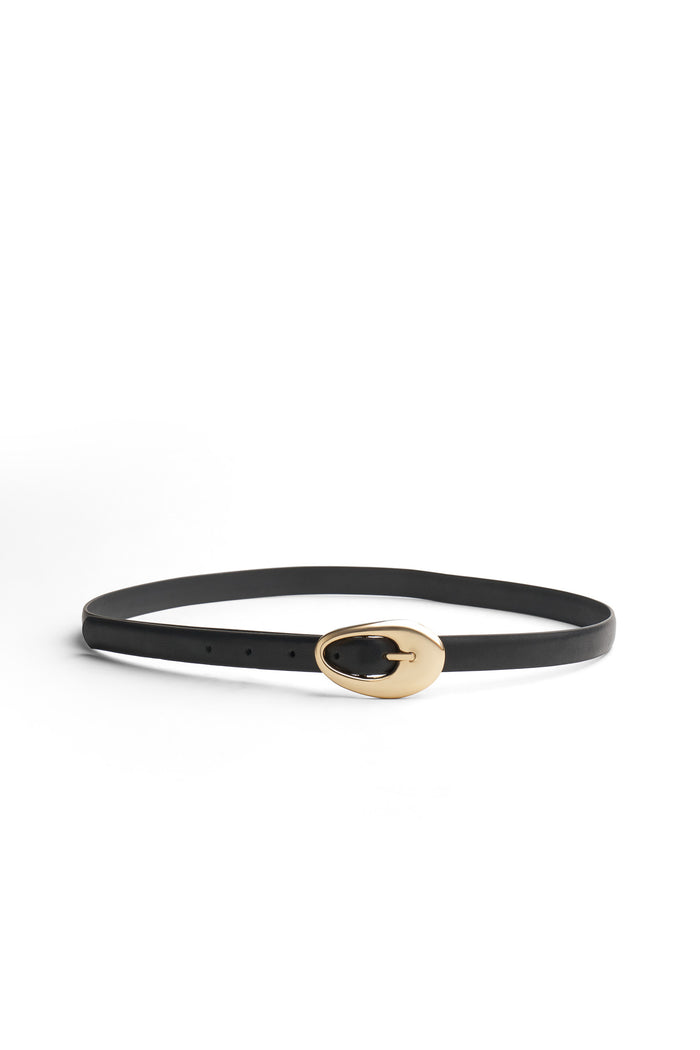 Sasha Oval-Buckle Belt