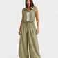 Olive Zip Vest