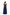Navy Tie-Shoulder Maxi Dress