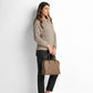 soft structured  lap- Top -handel bag