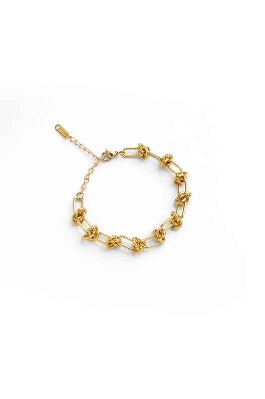 Floral Gold-Plated Bracelet