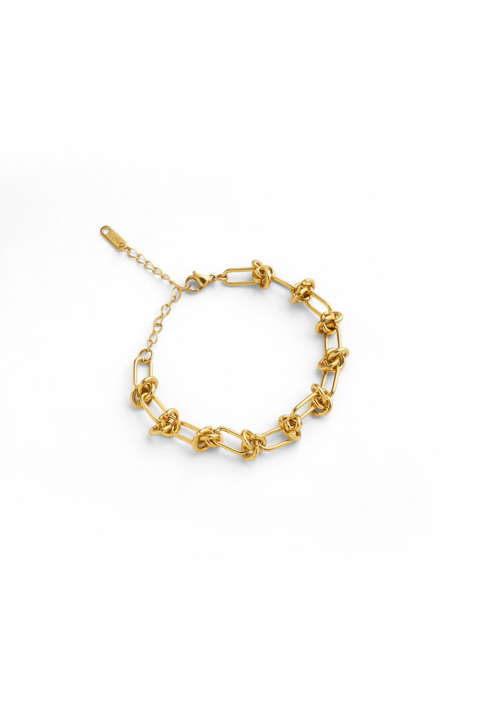 Floral Gold-Plated Bracelet
