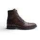 Leather Lace-Up Ankle Boots