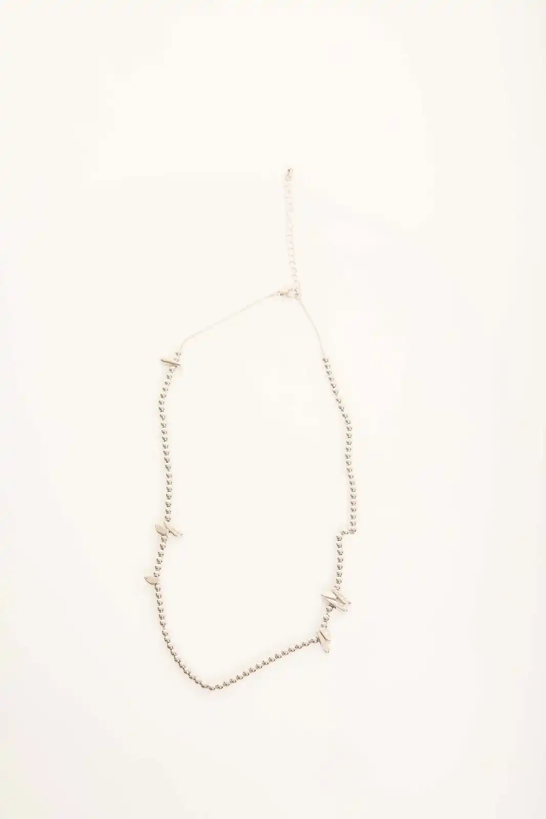 Whispering Wings Silver Necklace