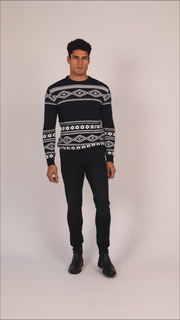 بلوفر رجالي عادي - أحمر