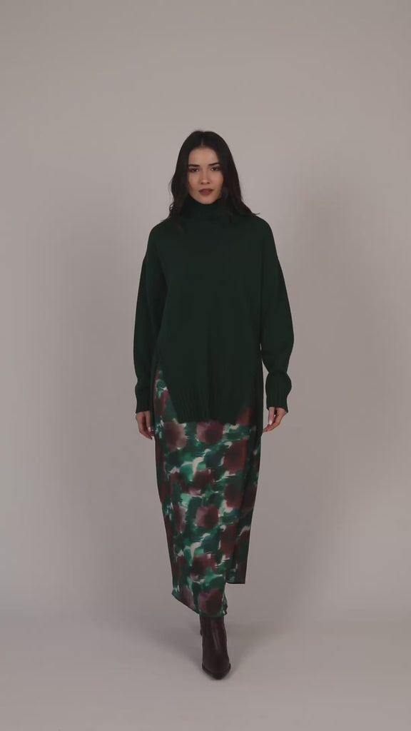 تنورة نسائية بفيت عادي متعددة الألوان